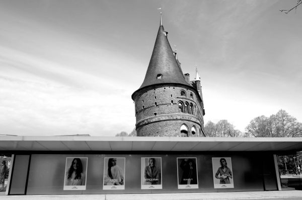 Lübeck Holstentor Werbung