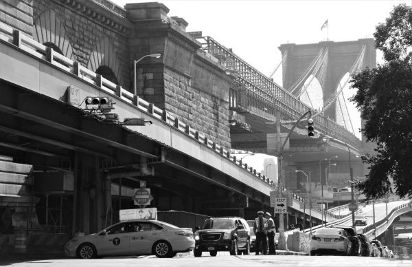 New York Strasse Street Police