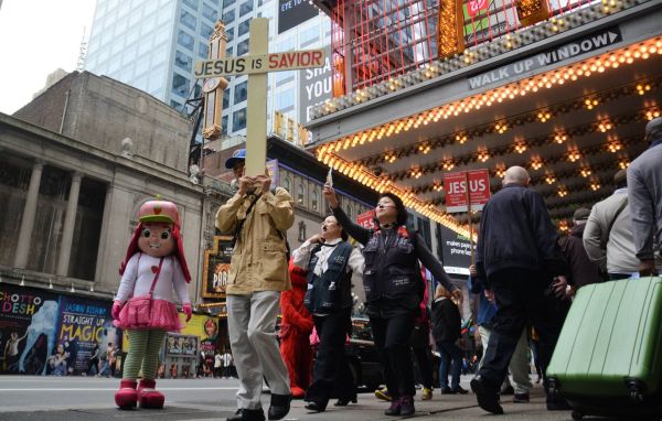 New York Strasse Street Jesus