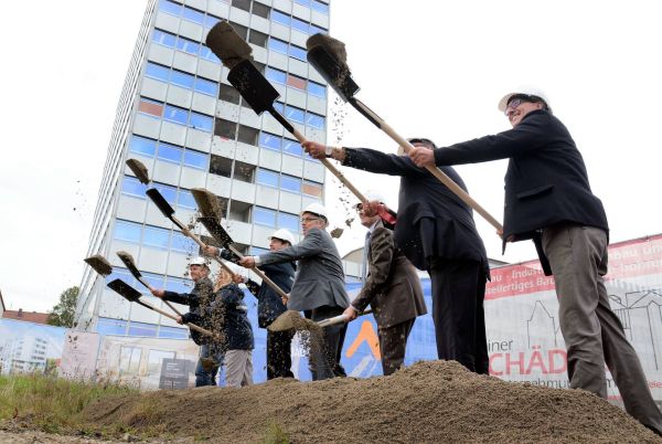 Spatenstich Hochhaus