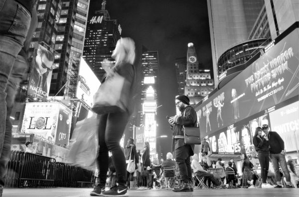 New York Strasse Street Time