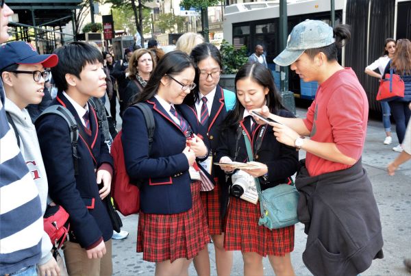 New York Strasse Street Touristen