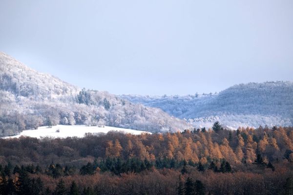 Herbst Schnee Schneefallgrenze