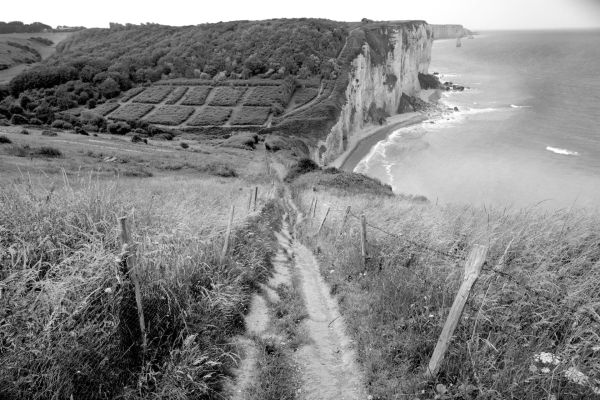 Normandie Küste Meer Weg